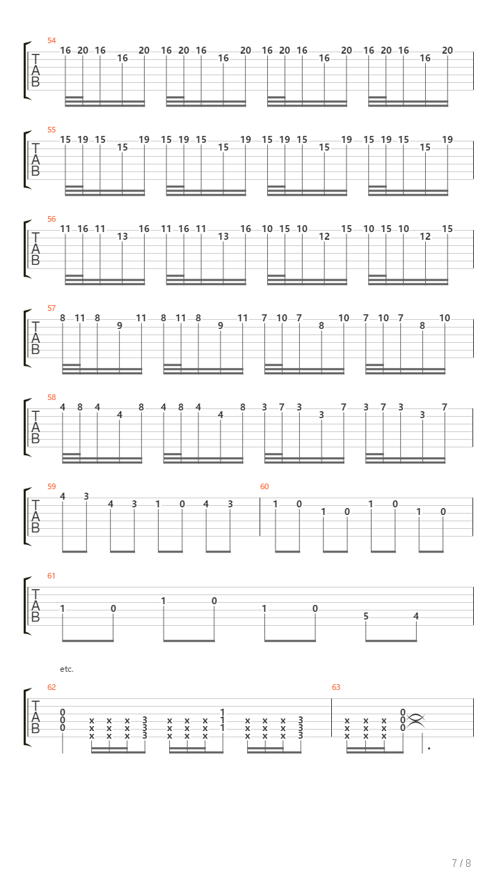 The Journey Of The Phrygians From Madrid吉他谱