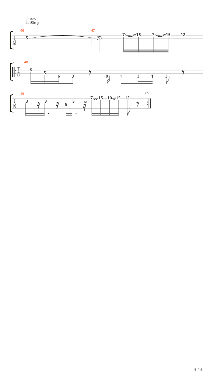 Stomp吉他谱