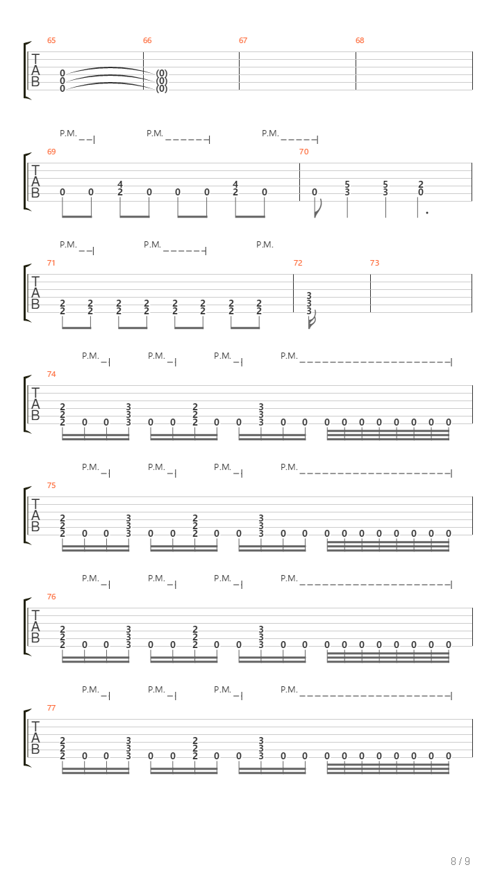 Burn吉他谱