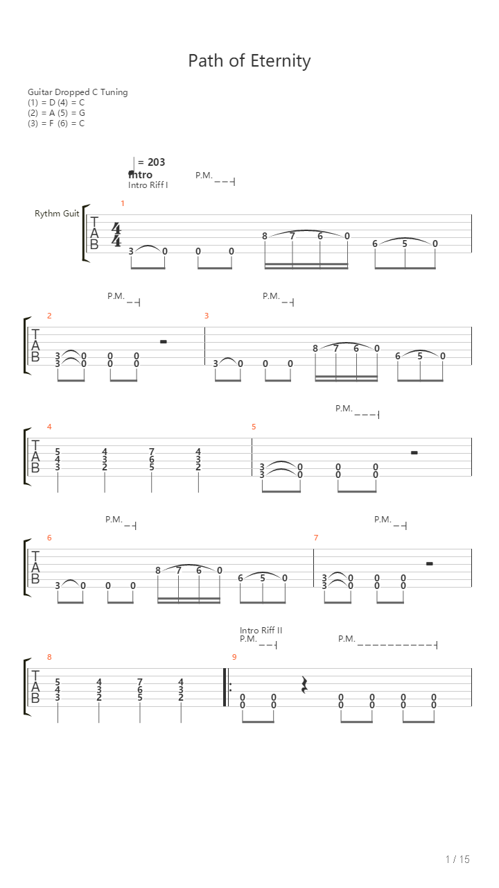 Path Of Eternity吉他谱