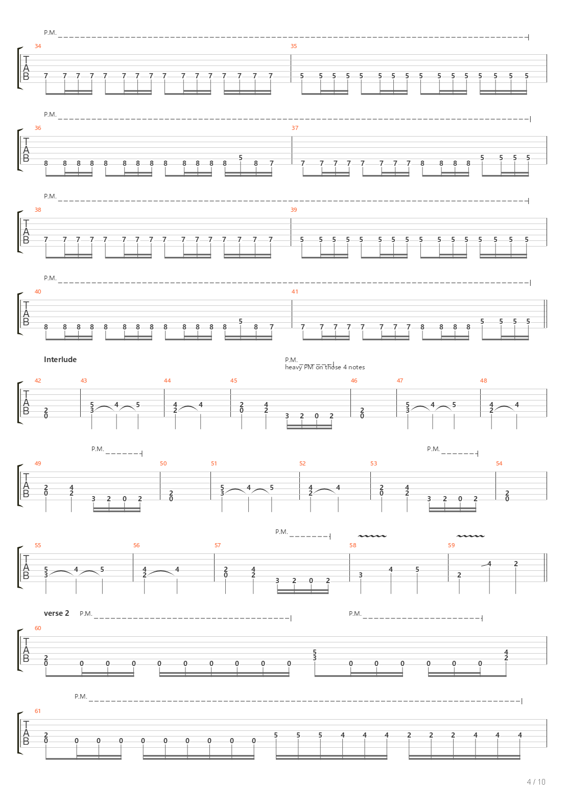 Hymn Of The Forsaken吉他谱