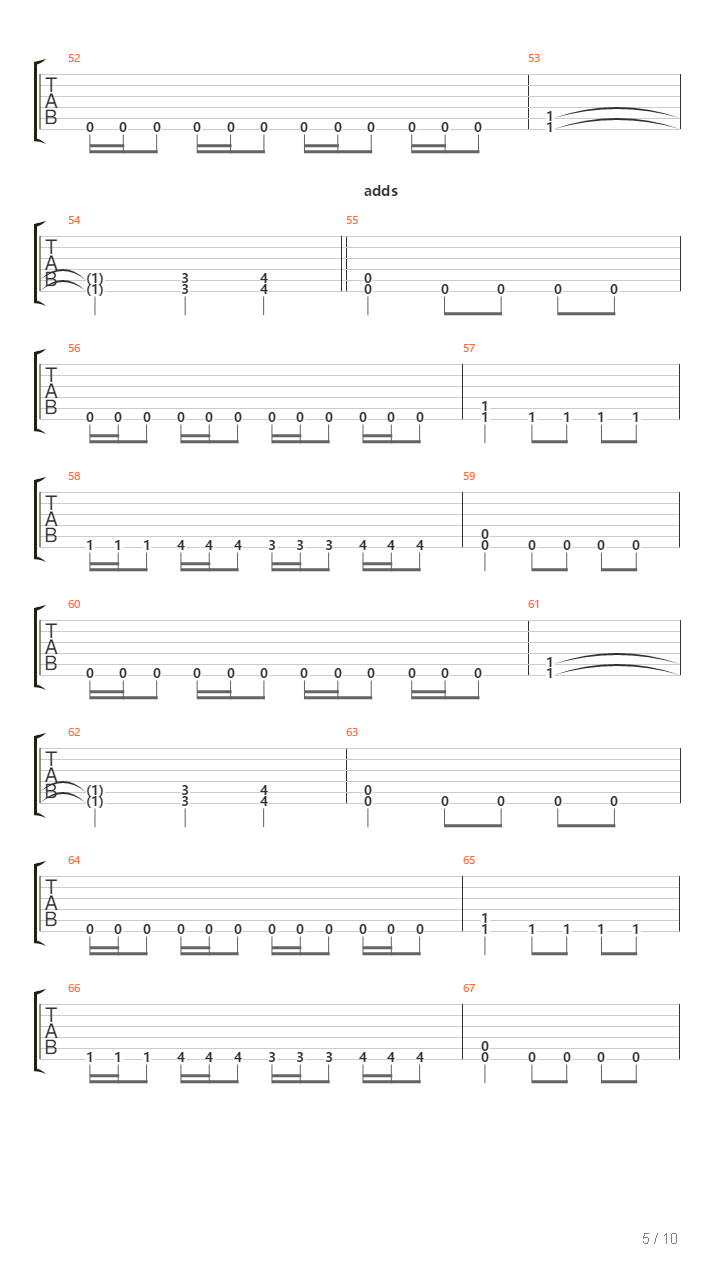 The Beginning吉他谱