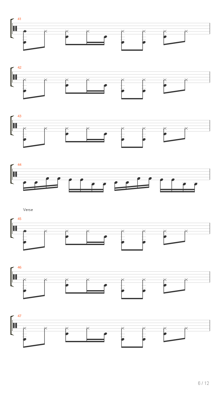 The Run吉他谱