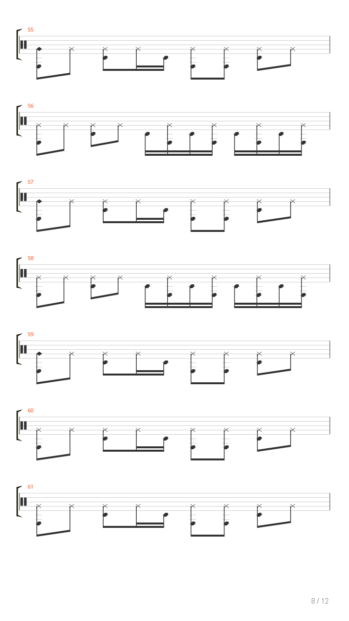 The Run吉他谱