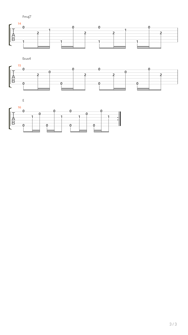 Advanced Fingerstyle 1吉他谱