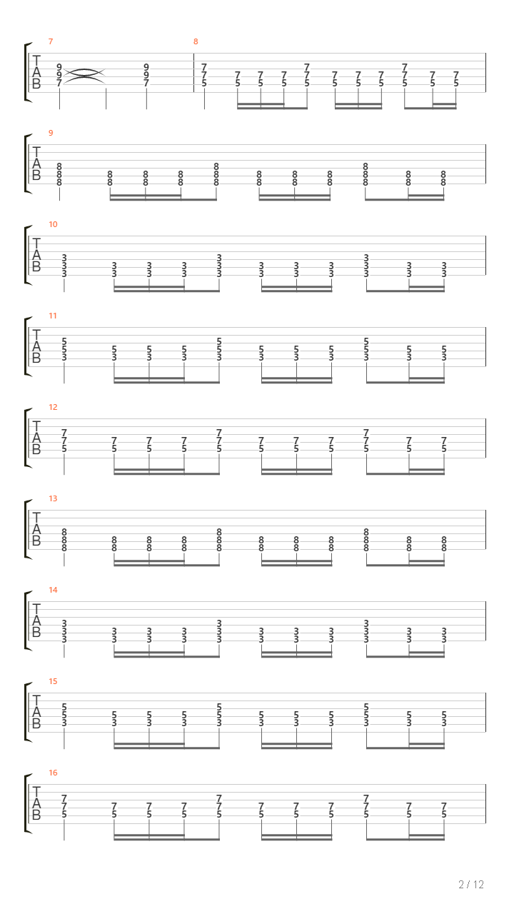 Song 1吉他谱