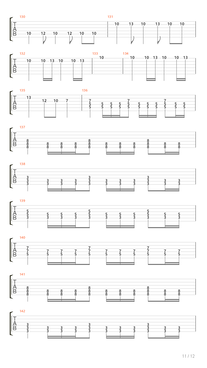 Song 1吉他谱