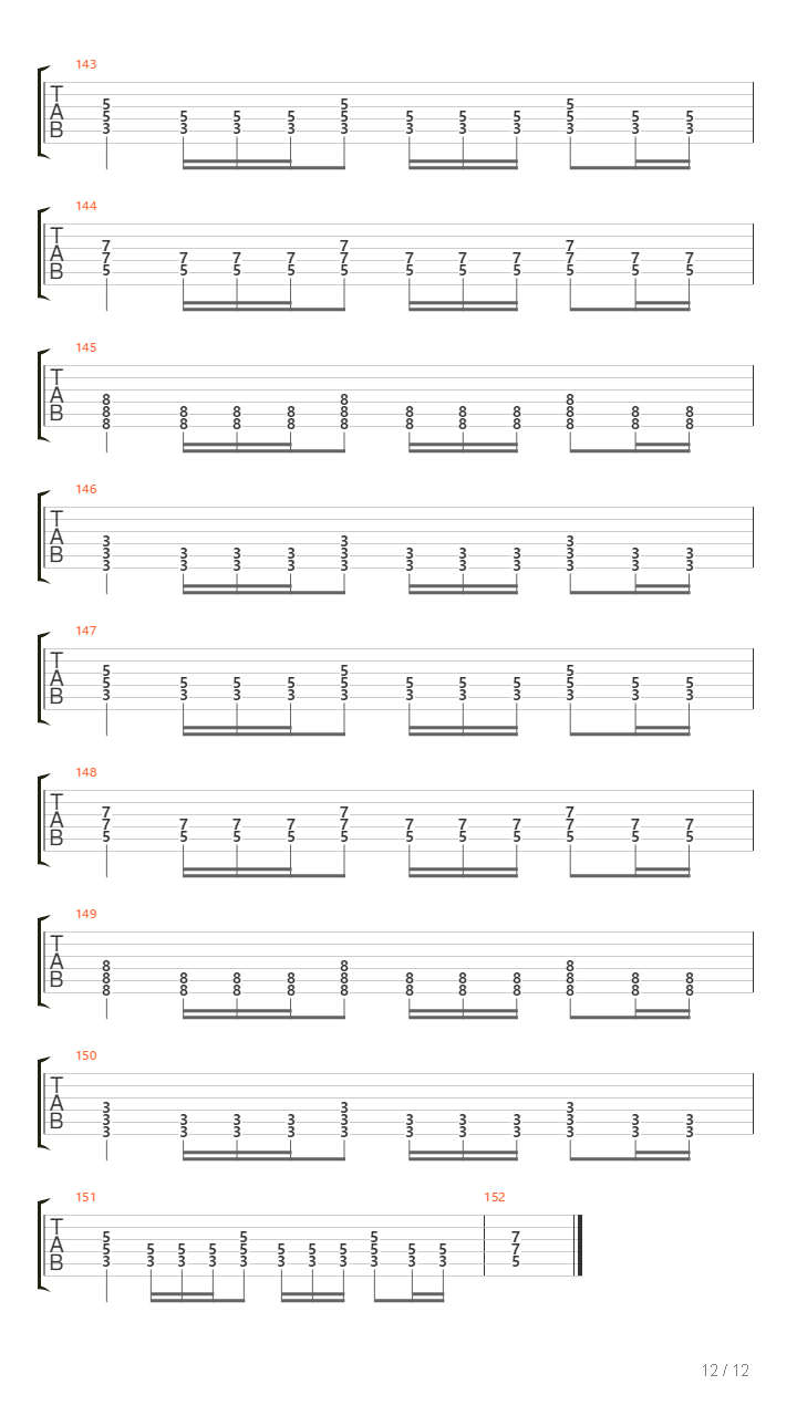 Song 1吉他谱