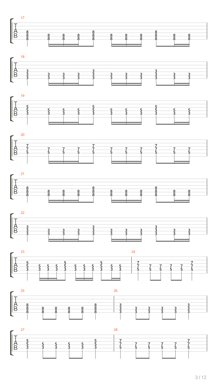 Song 1吉他谱