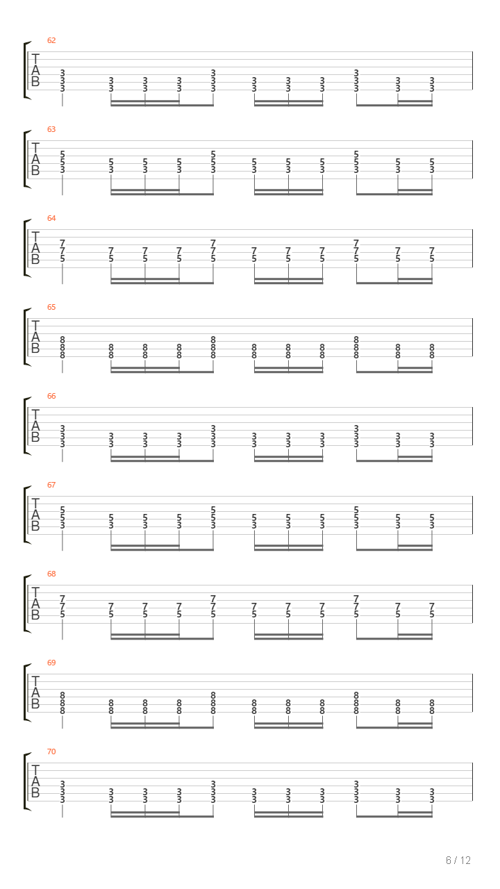 Song 1吉他谱