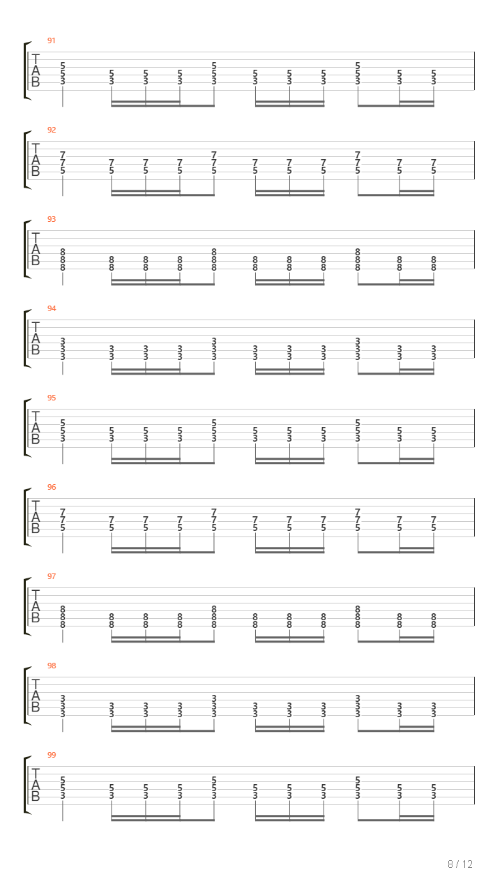 Song 1吉他谱