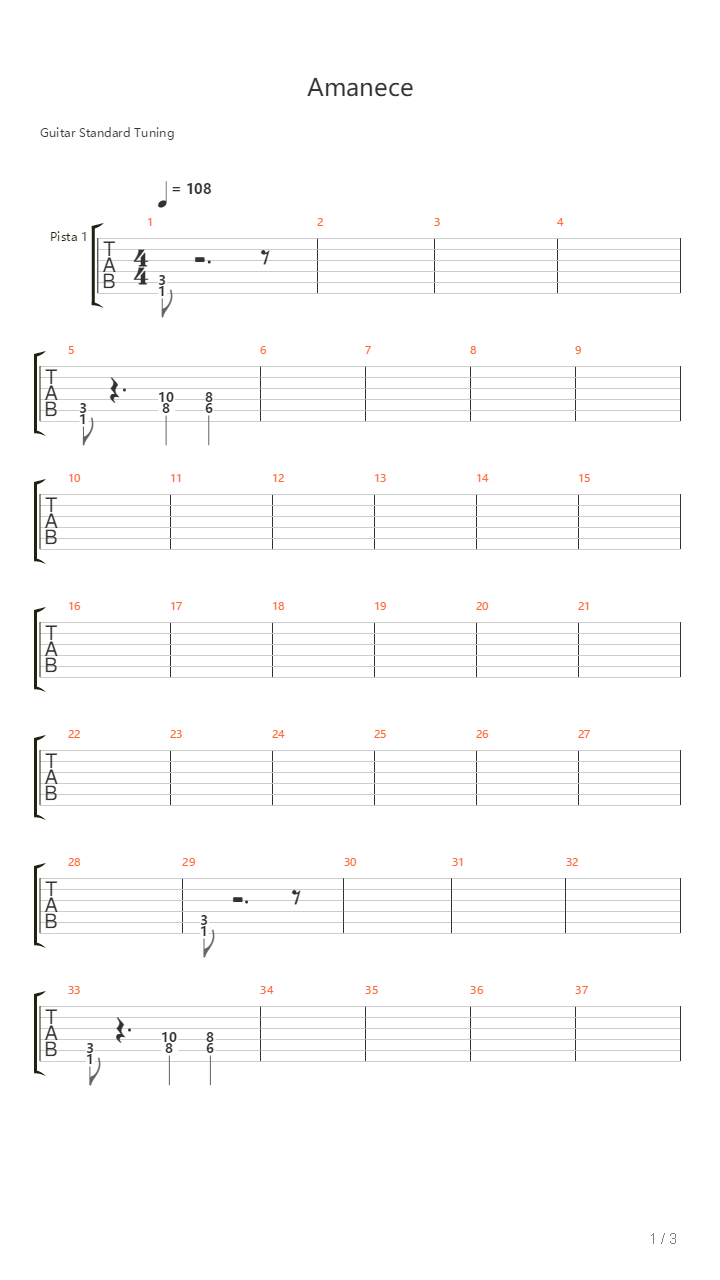 Amanece吉他谱