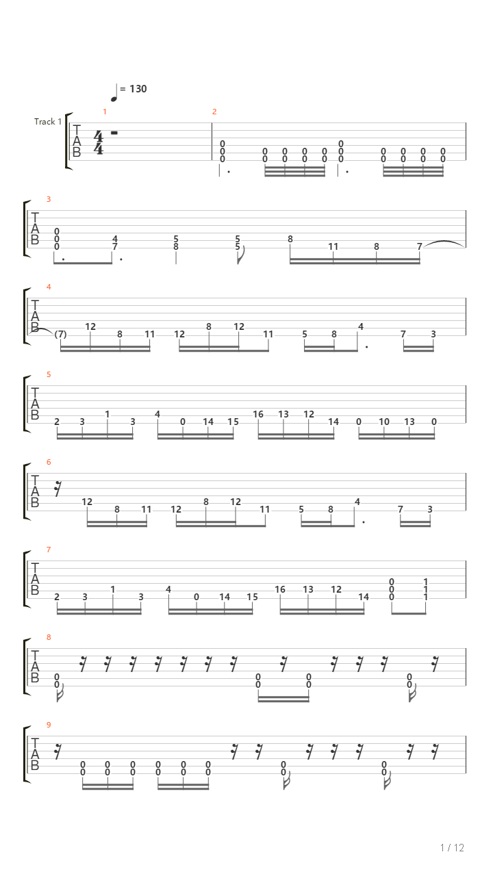 Harmonic吉他谱