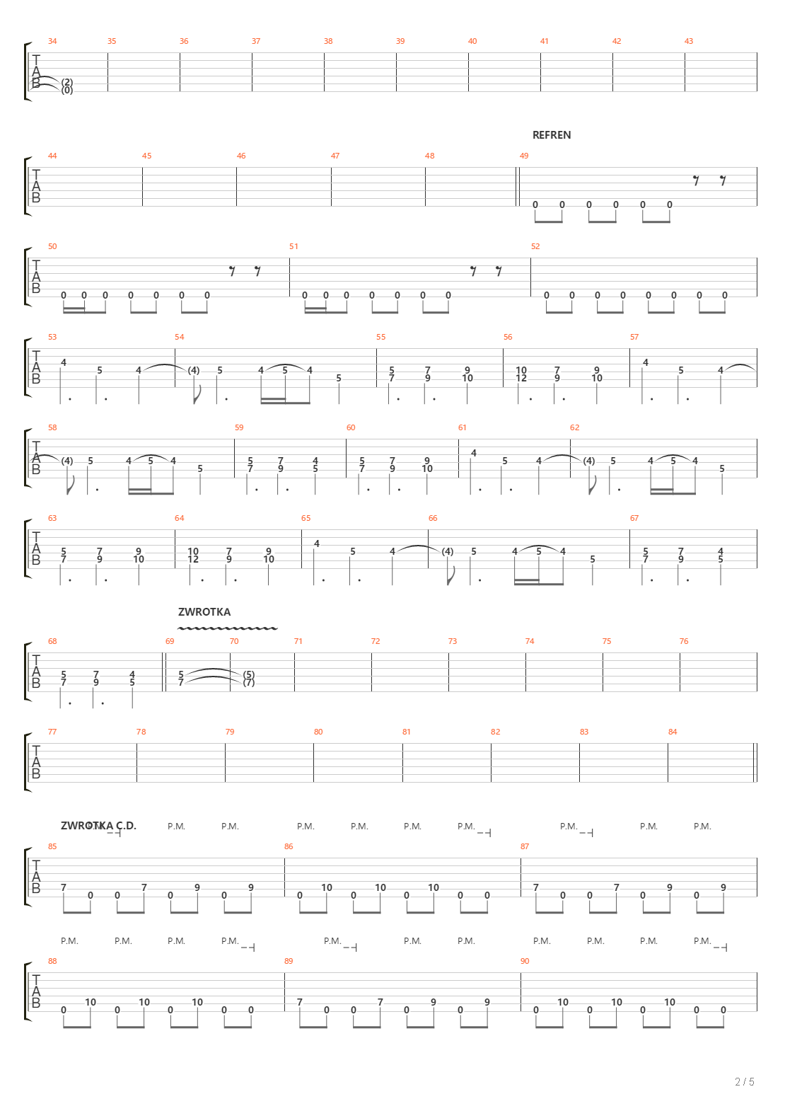 Iluzjonista吉他谱