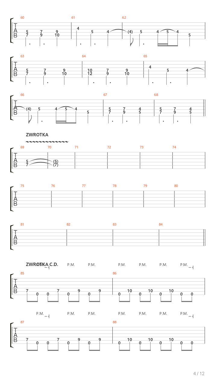 Iluzjonista吉他谱