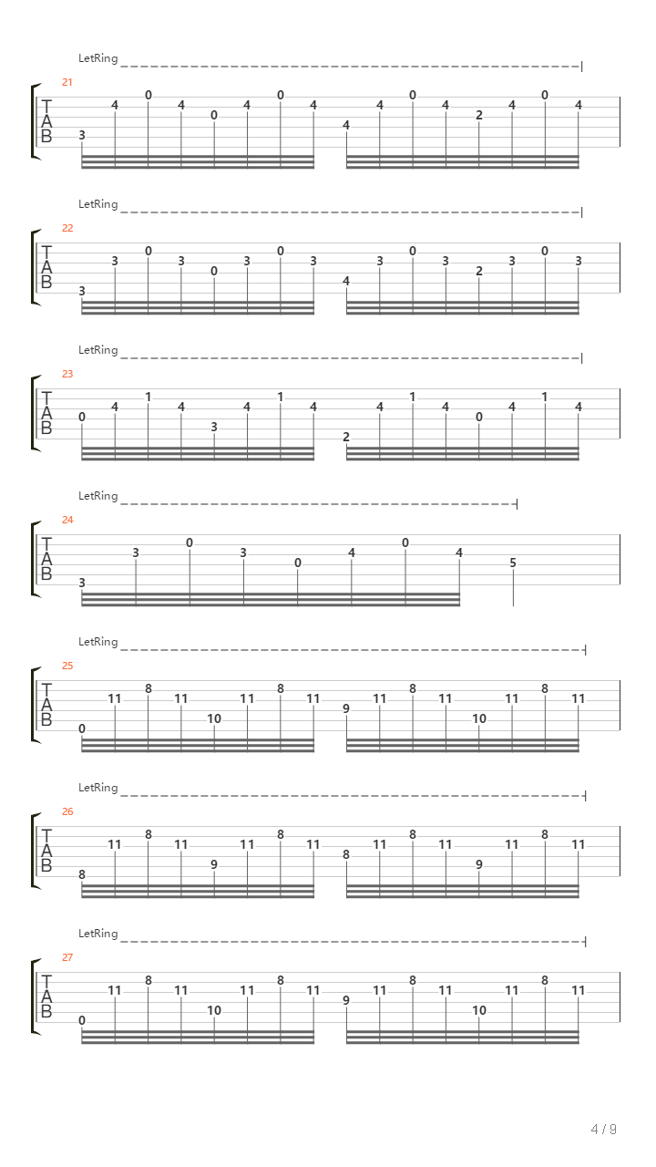 El Abejorro吉他谱