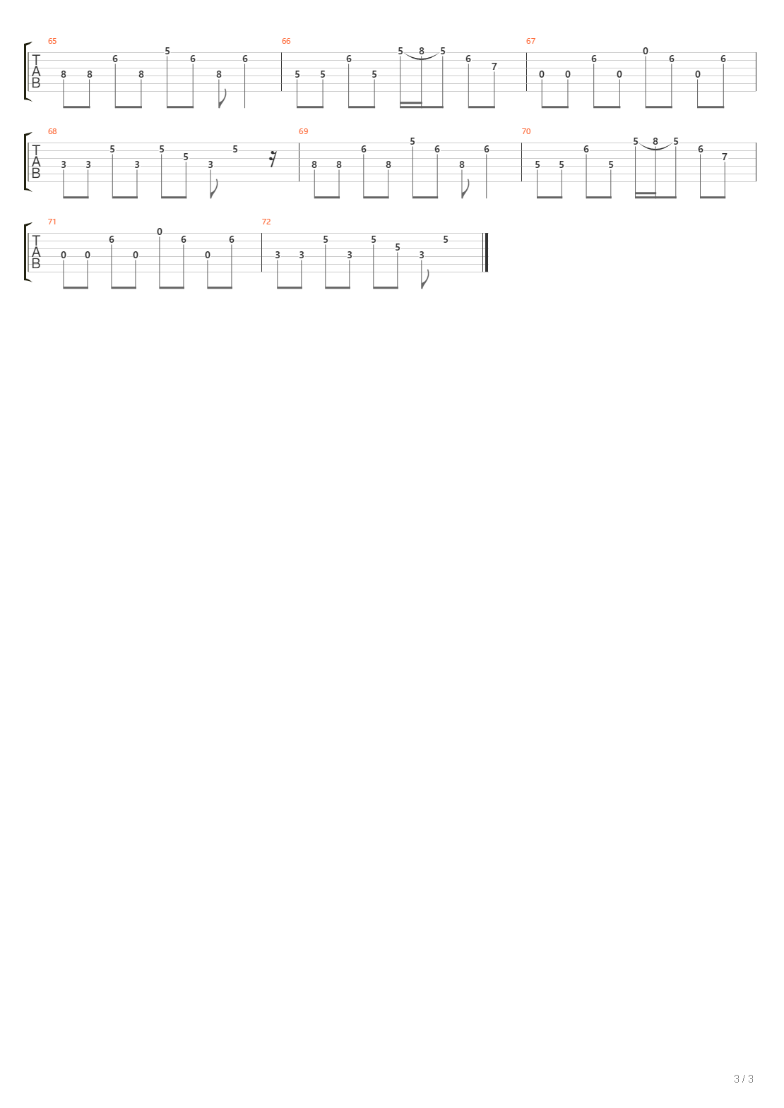 Tides吉他谱