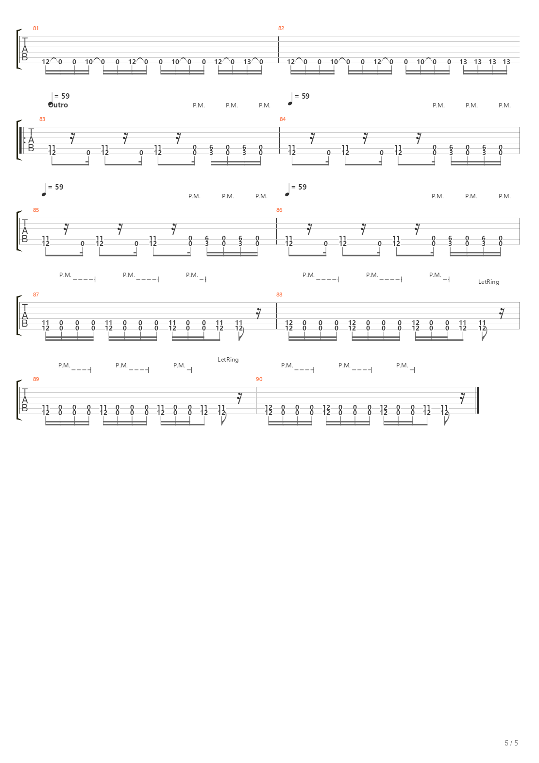 The Liars吉他谱