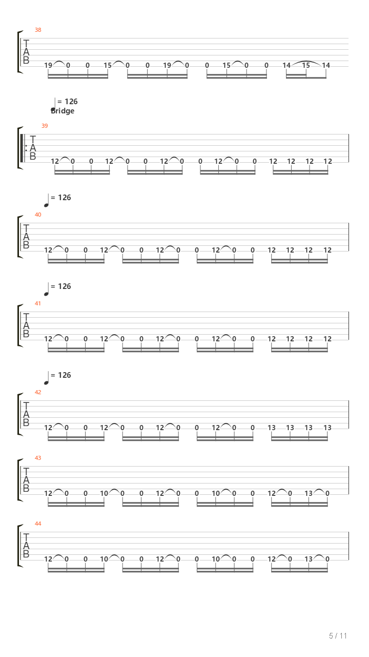 The Liars吉他谱