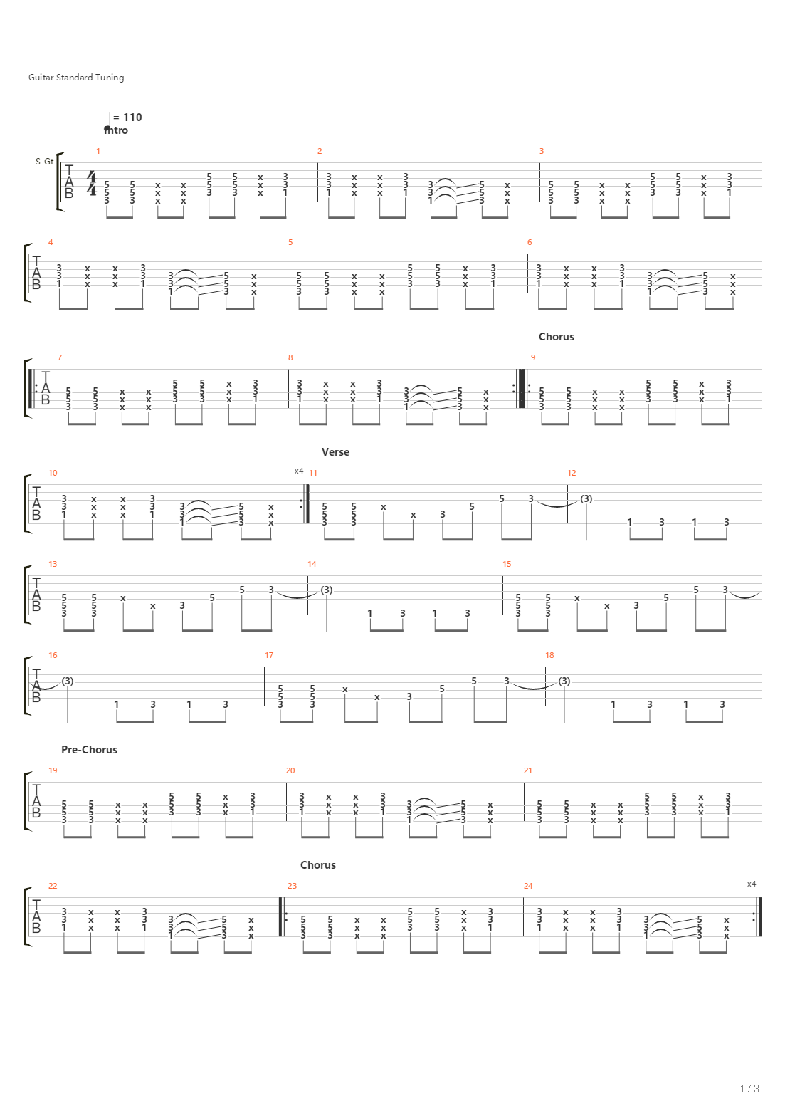 Moving Along吉他谱