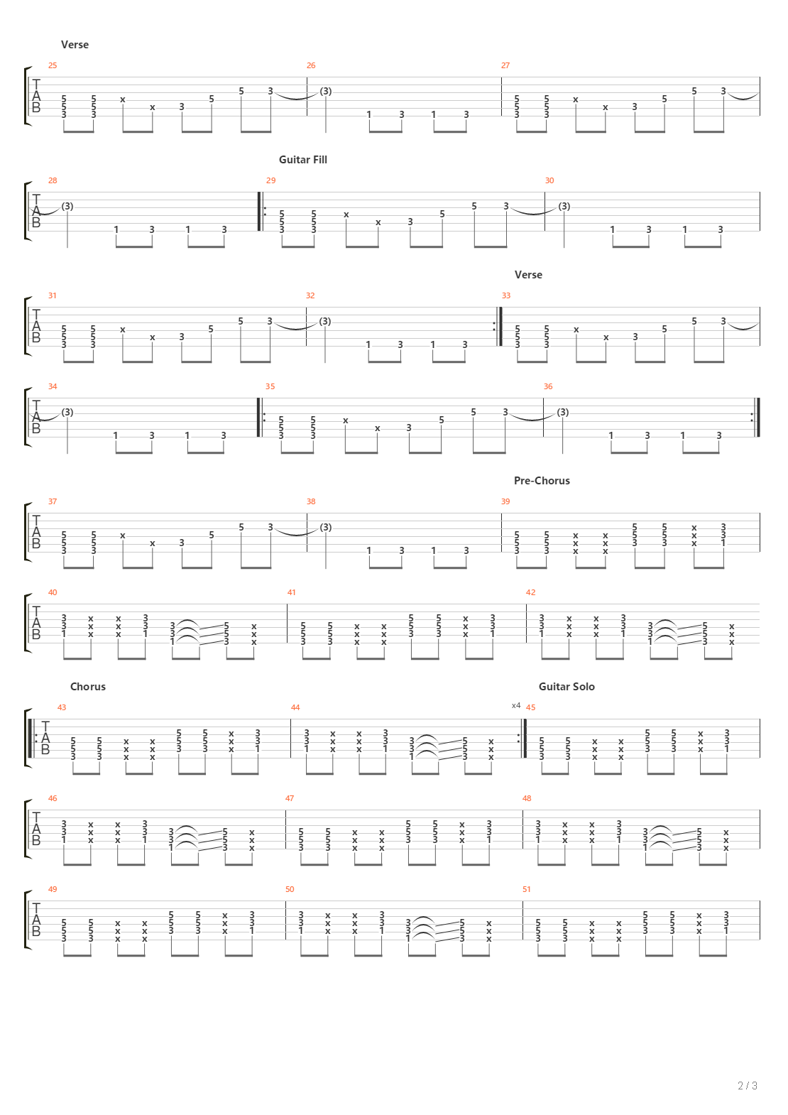 Moving Along吉他谱