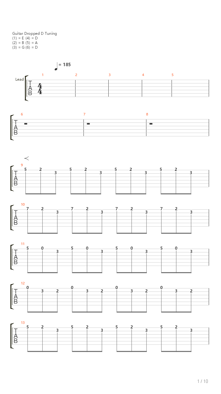 Unnamed Song吉他谱