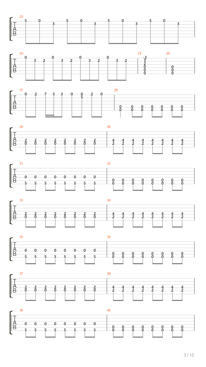 Unnamed Song吉他谱