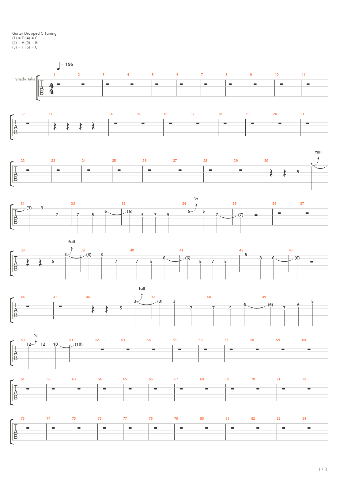 R-13吉他谱