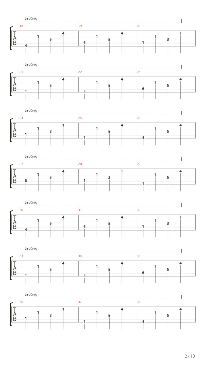 Song Of The Lamb吉他谱