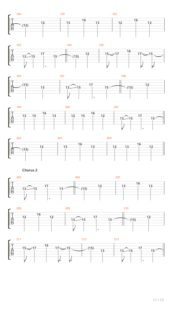 Song Of The Lamb吉他谱