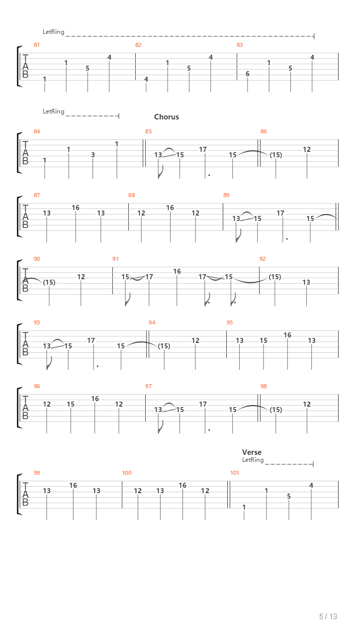 Song Of The Lamb吉他谱