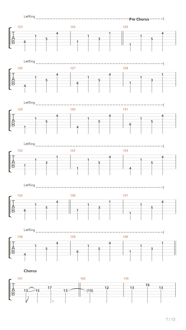 Song Of The Lamb吉他谱