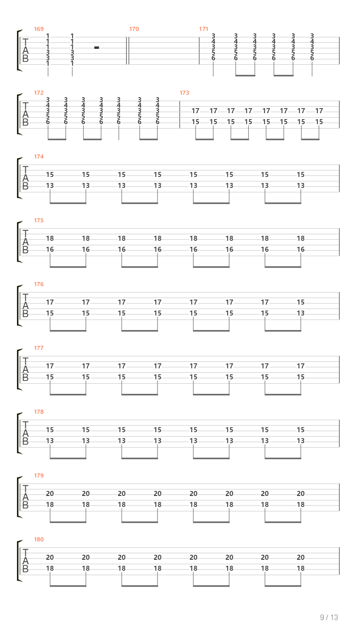 Song Of The Lamb吉他谱