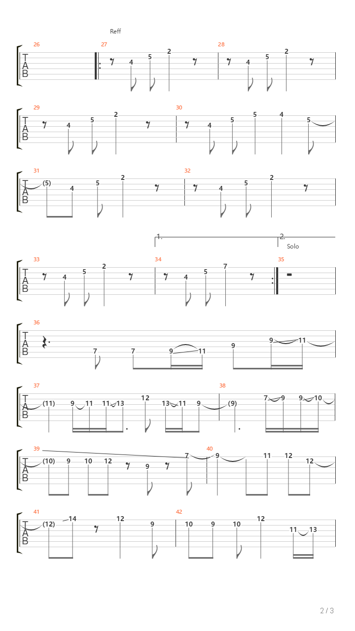 Orang Ke 3吉他谱