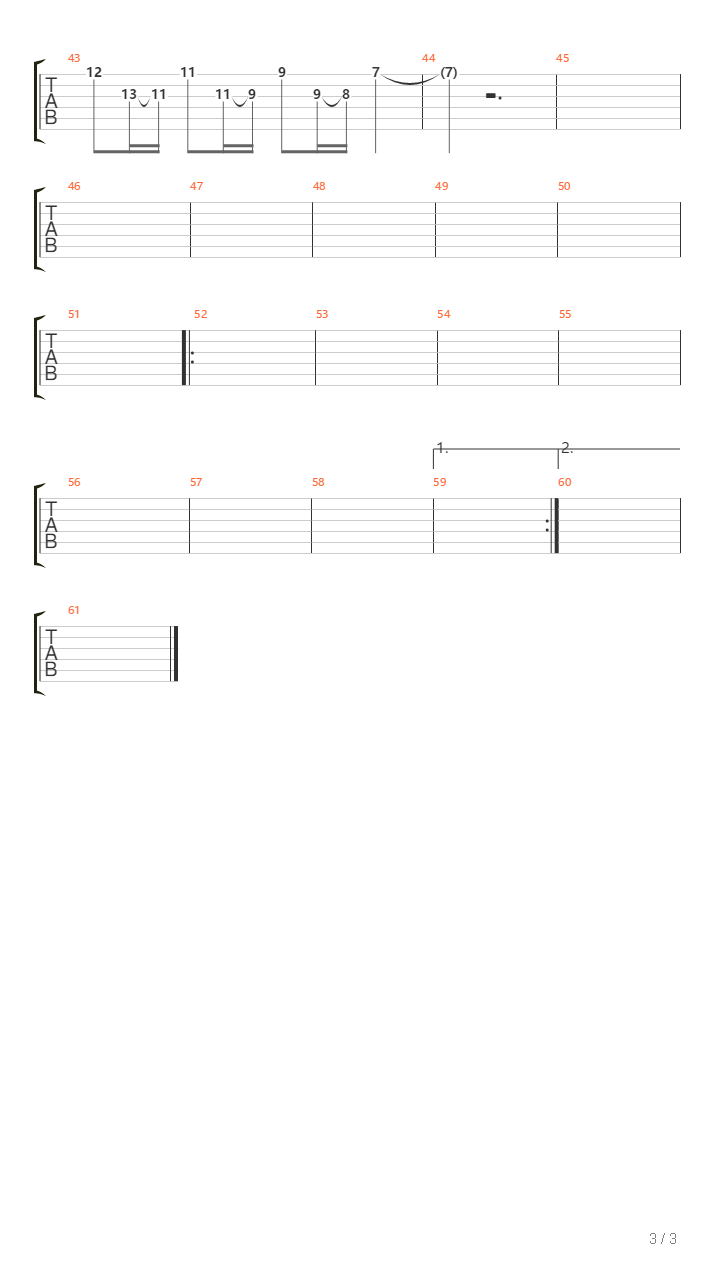 Orang Ke 3吉他谱