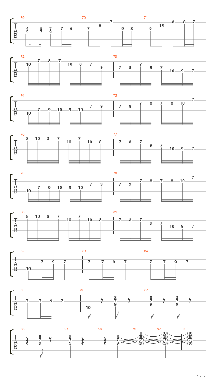 Tulip吉他谱