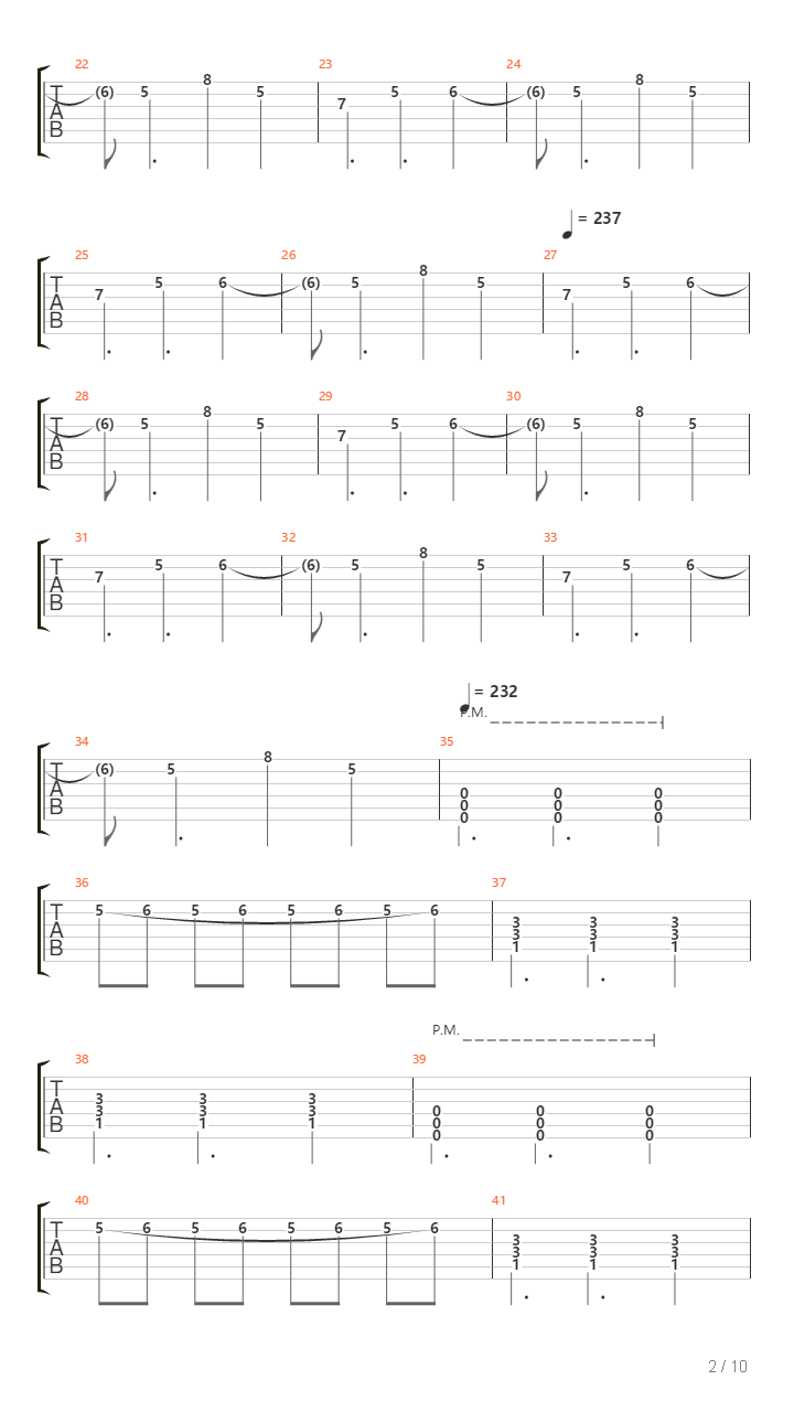 A Walk Into The Valley Of Death吉他谱