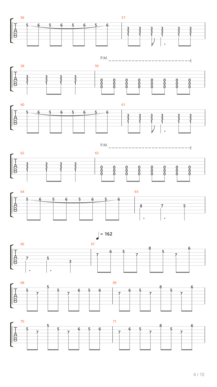 A Walk Into The Valley Of Death吉他谱