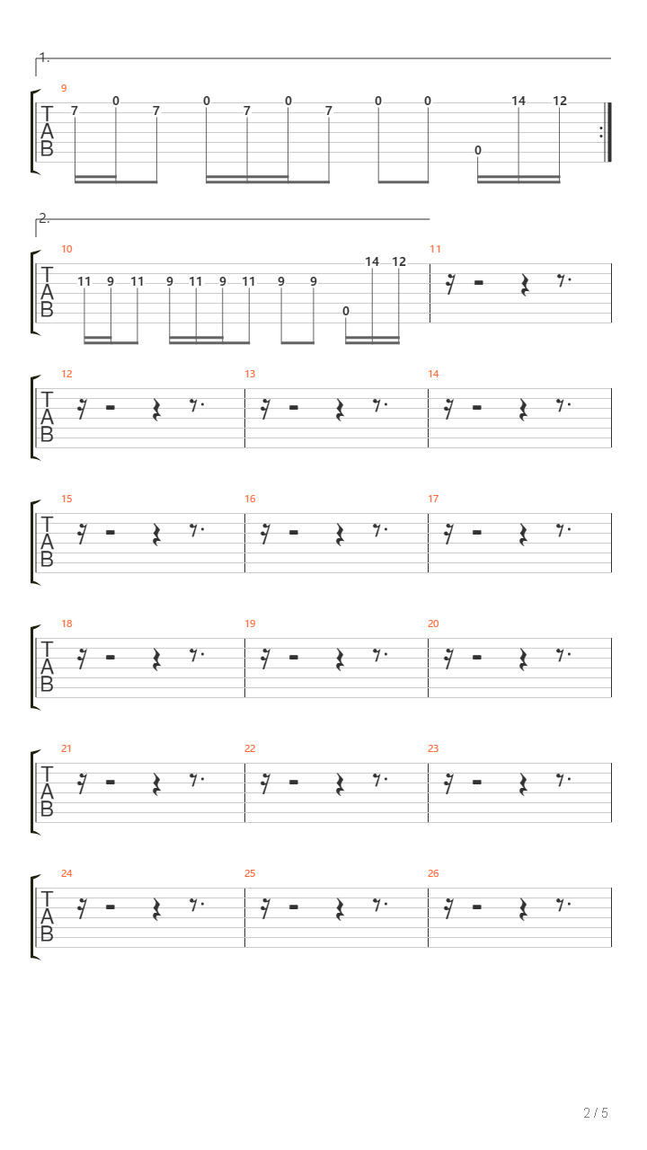 Rewind吉他谱