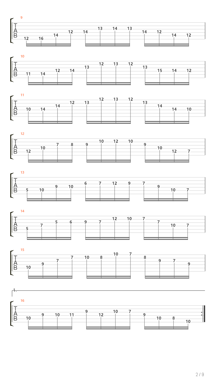 Flute Etude No 1 Op 15吉他谱