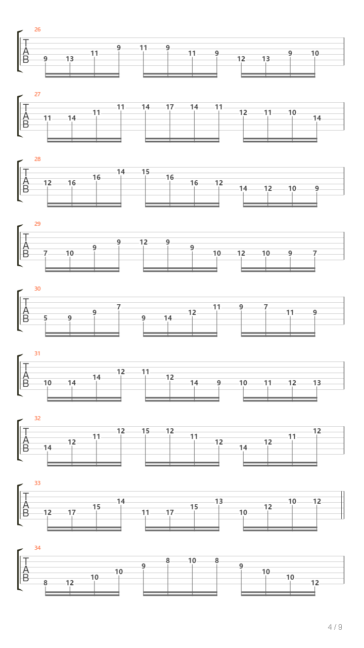 Flute Etude No 1 Op 15吉他谱