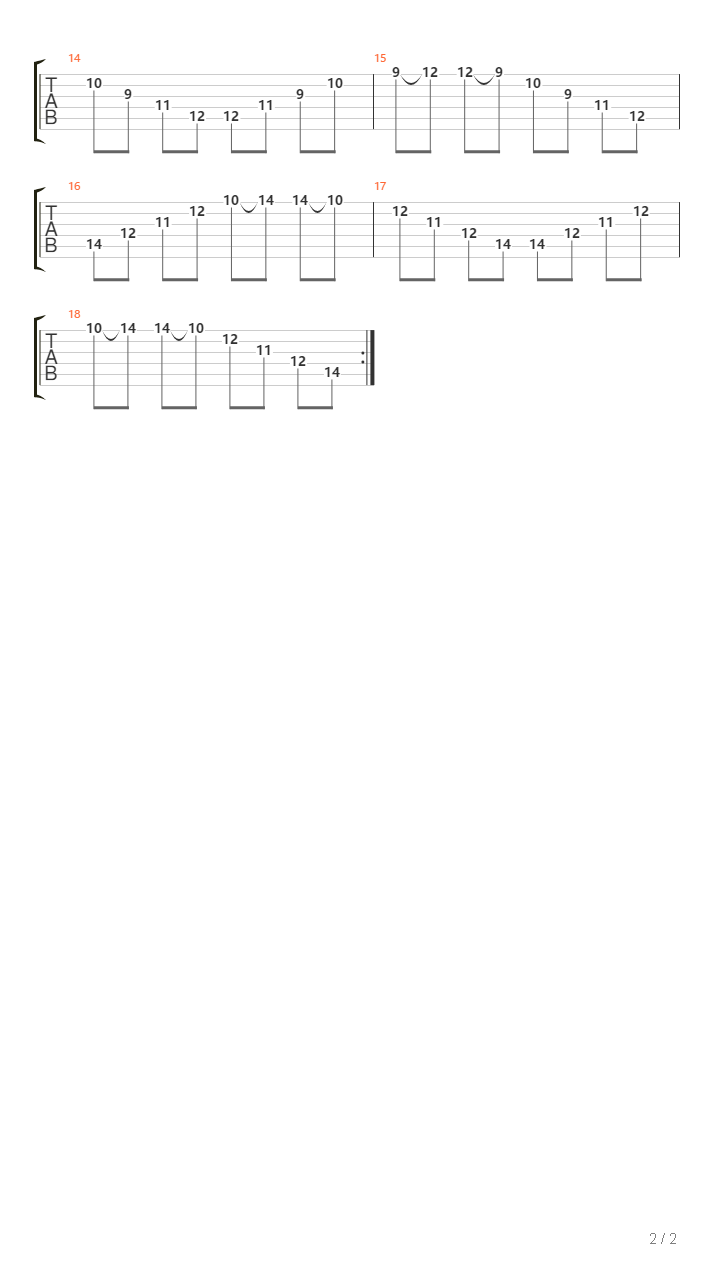 Bminordmajor 5 String Sweeping Practice吉他谱