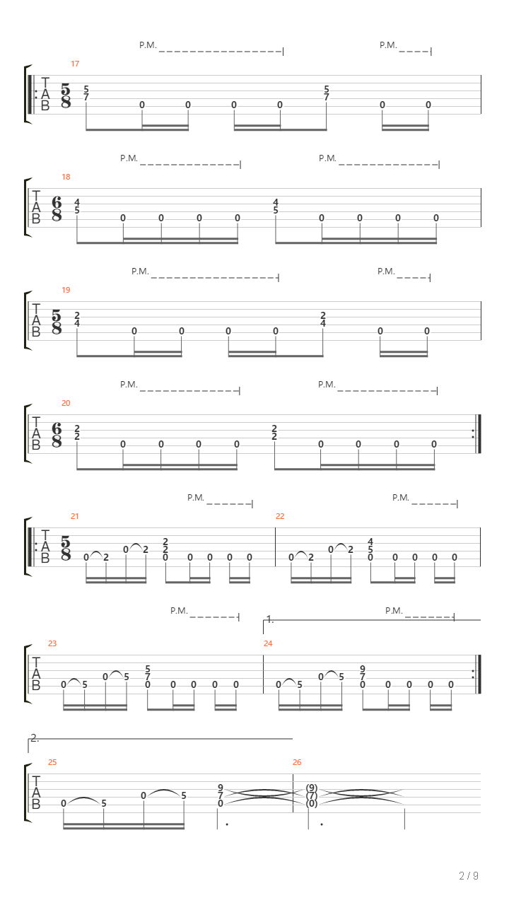 Algorhythm X吉他谱