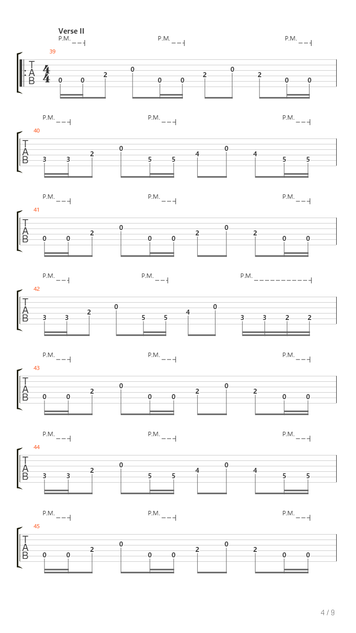 Algorhythm X吉他谱