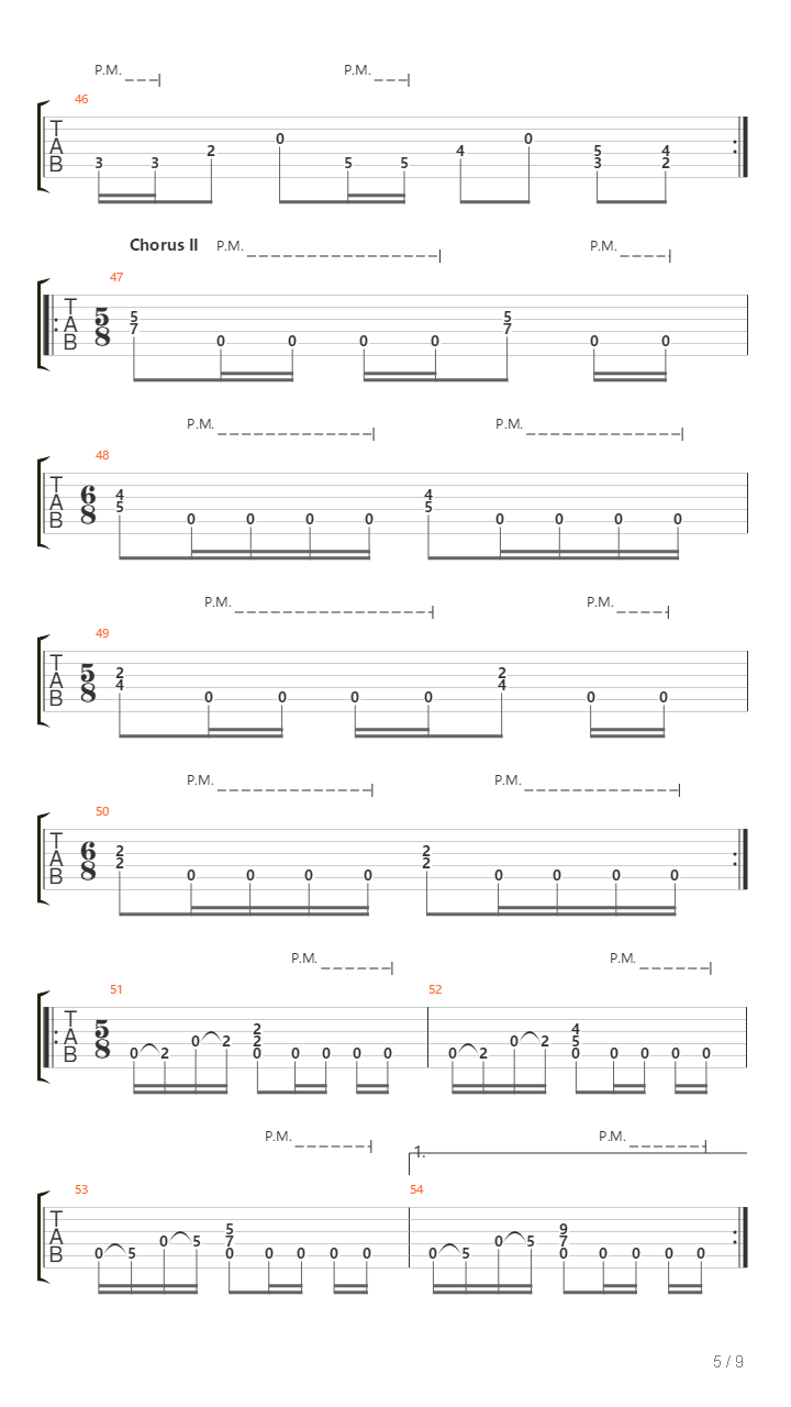 Algorhythm X吉他谱