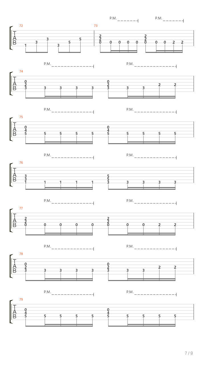 Algorhythm X吉他谱