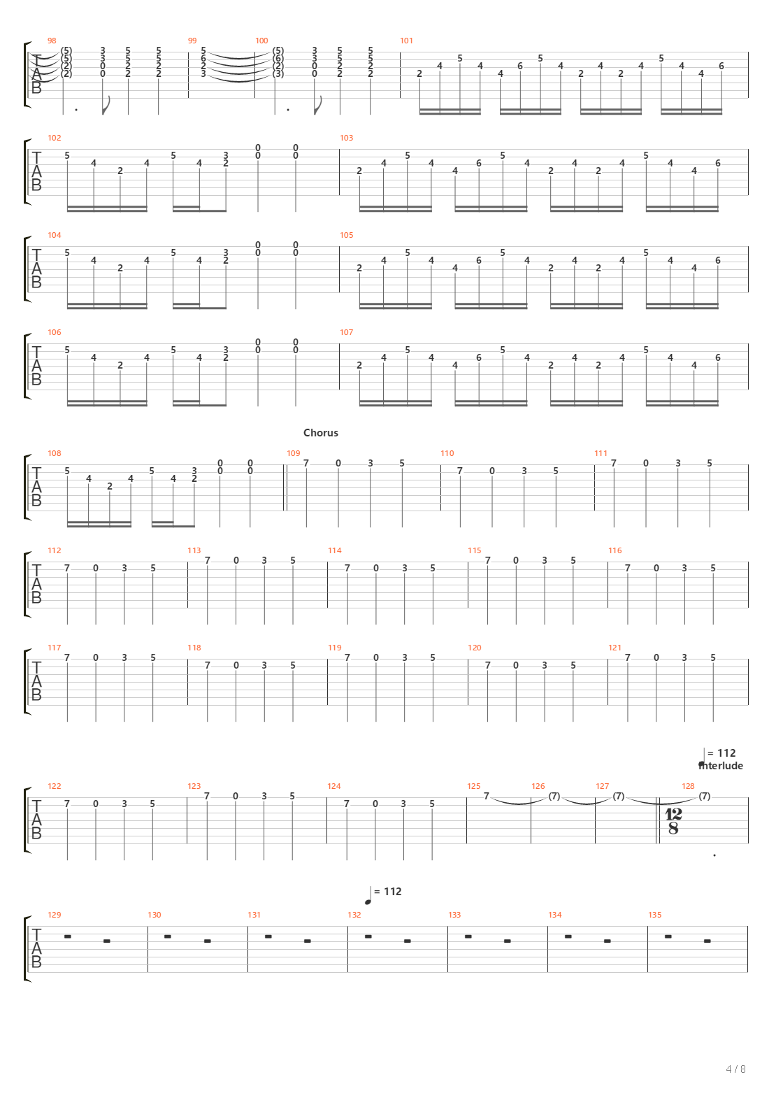 Halls Of The Blind吉他谱