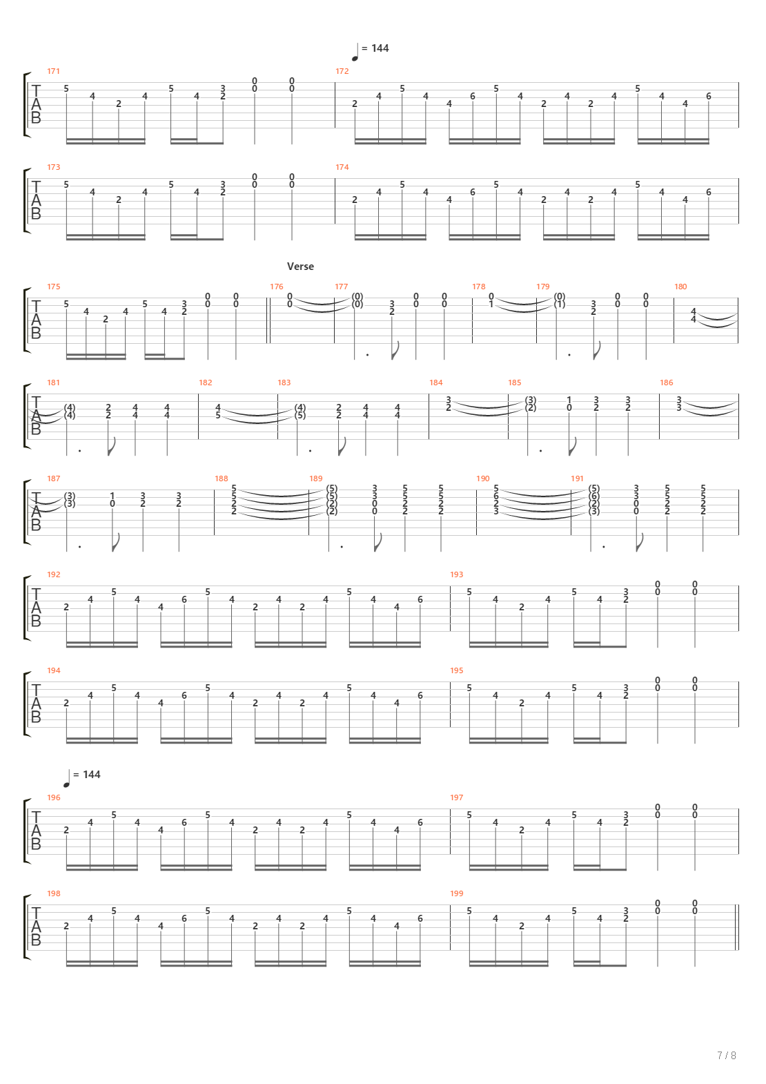 Halls Of The Blind吉他谱