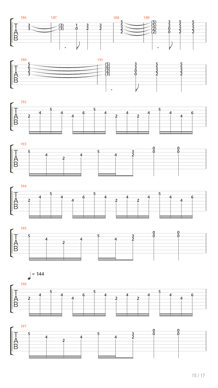 Halls Of The Blind吉他谱