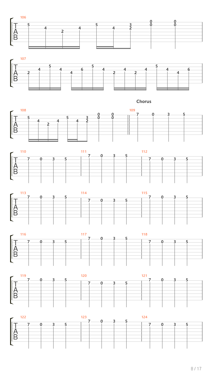 Halls Of The Blind吉他谱